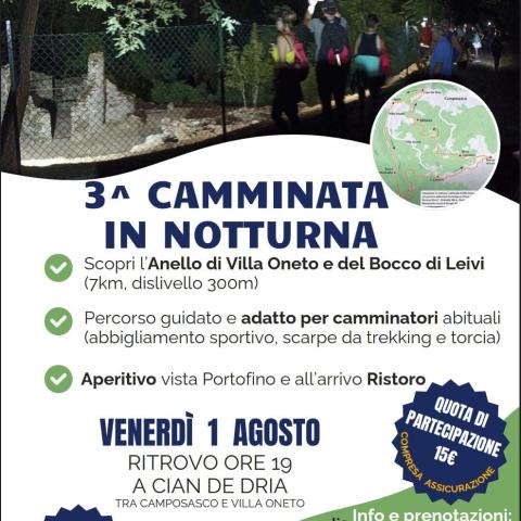 Camminata in notturna 